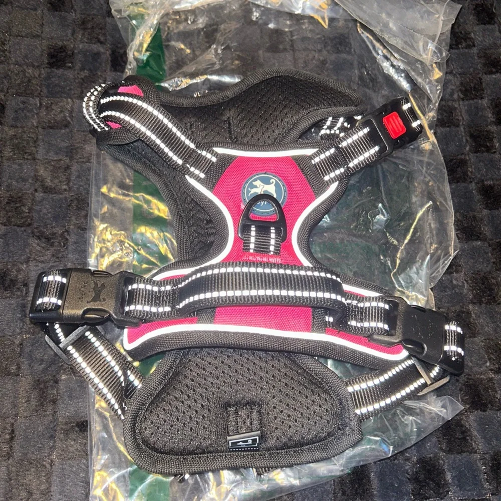 Pink and Black Dog Harness size small poypet brand